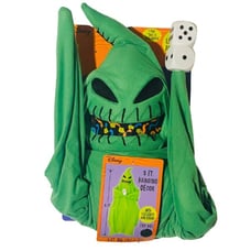 Disney Nightmare Before Christmas Oogie Boogie 5 FT LED Sounds Hanging Decor New