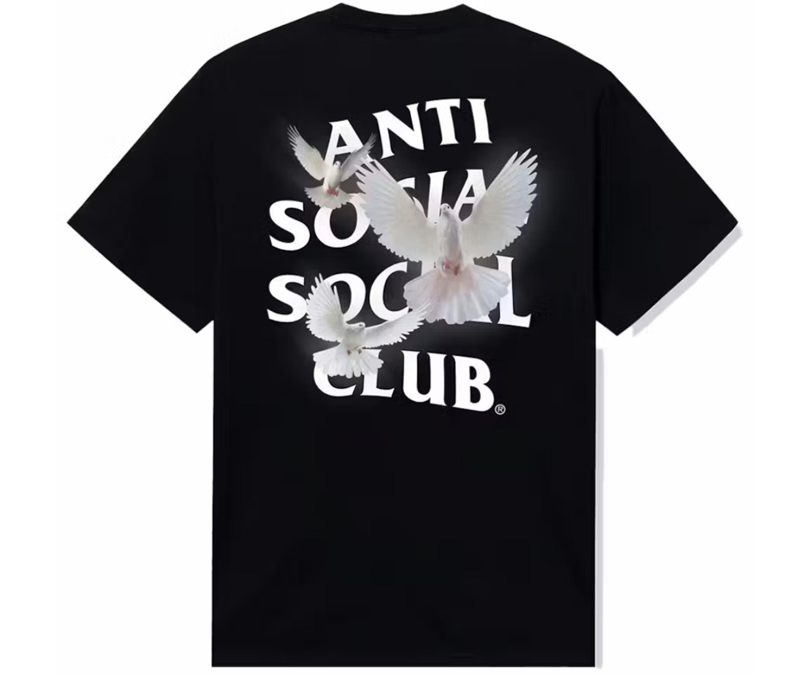 Anti-social social club appreciate life tshirt size xxl in black