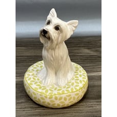 Royal Dalton Dog Figurine Doodle Yorkshire Terrier Ceramic New With Box