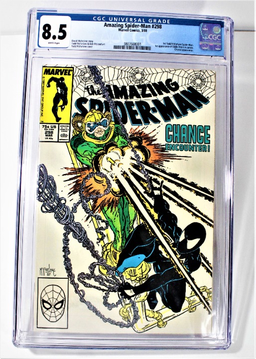 Amazing Spiderman #298 CGC 8.5 First McFarlane - First Eddie