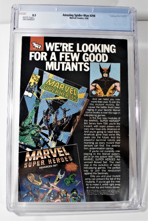 Amazing Spiderman #298 CGC 8.5 First McFarlane - First Eddie