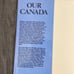 Our Canada by Peter N. Casey - Beautiful Oversized Hardcover Book - 75 MSRP