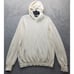 Vince Hoodie Womens XL Tan Linen Lined Ribbed Hem & Cuff Long Sleeve Drawstring