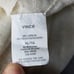 Vince Hoodie Womens XL Tan Linen Lined Ribbed Hem & Cuff Long Sleeve Drawstring