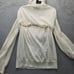 Vince Hoodie Womens XL Tan Linen Lined Ribbed Hem & Cuff Long Sleeve Drawstring