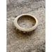 925 Sterling Silver Ring CZ Ring Size 4.5 2.86g Vintage