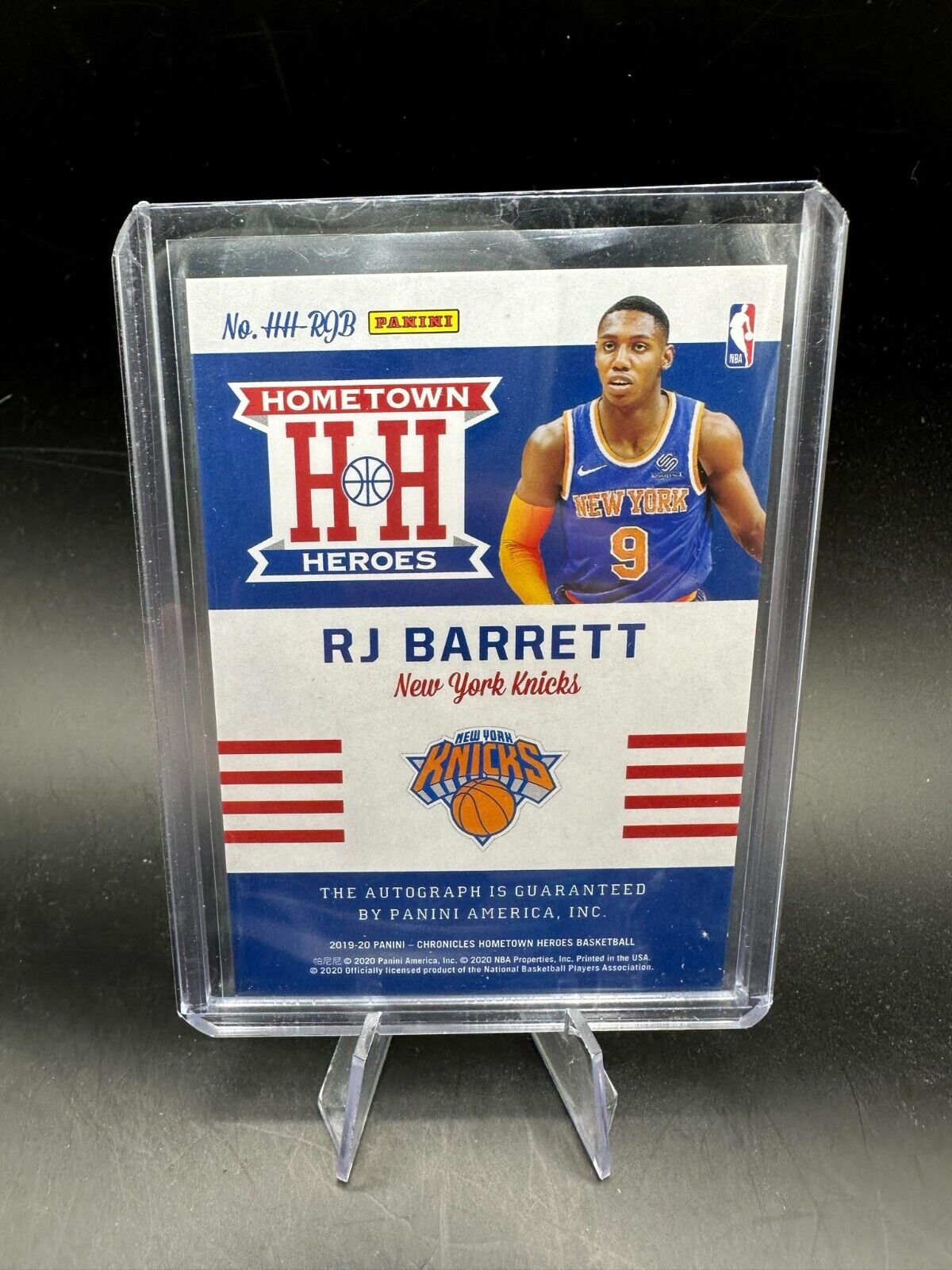 2019-20 Chronicles RJ Barrett Rookie RC Hometown Heroes Auto