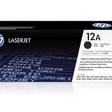 HP 12A Black Toner Cartridge | Works with HP LaserJet 1010, 1020, 3015, 3020, 30