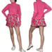 Vtg Precious Fibers Bubblegum Pink Cashmere Turtleneck Sweater Size L