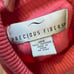 Vtg Precious Fibers Bubblegum Pink Cashmere Turtleneck Sweater Size L
