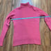 Vtg Precious Fibers Bubblegum Pink Cashmere Turtleneck Sweater Size L