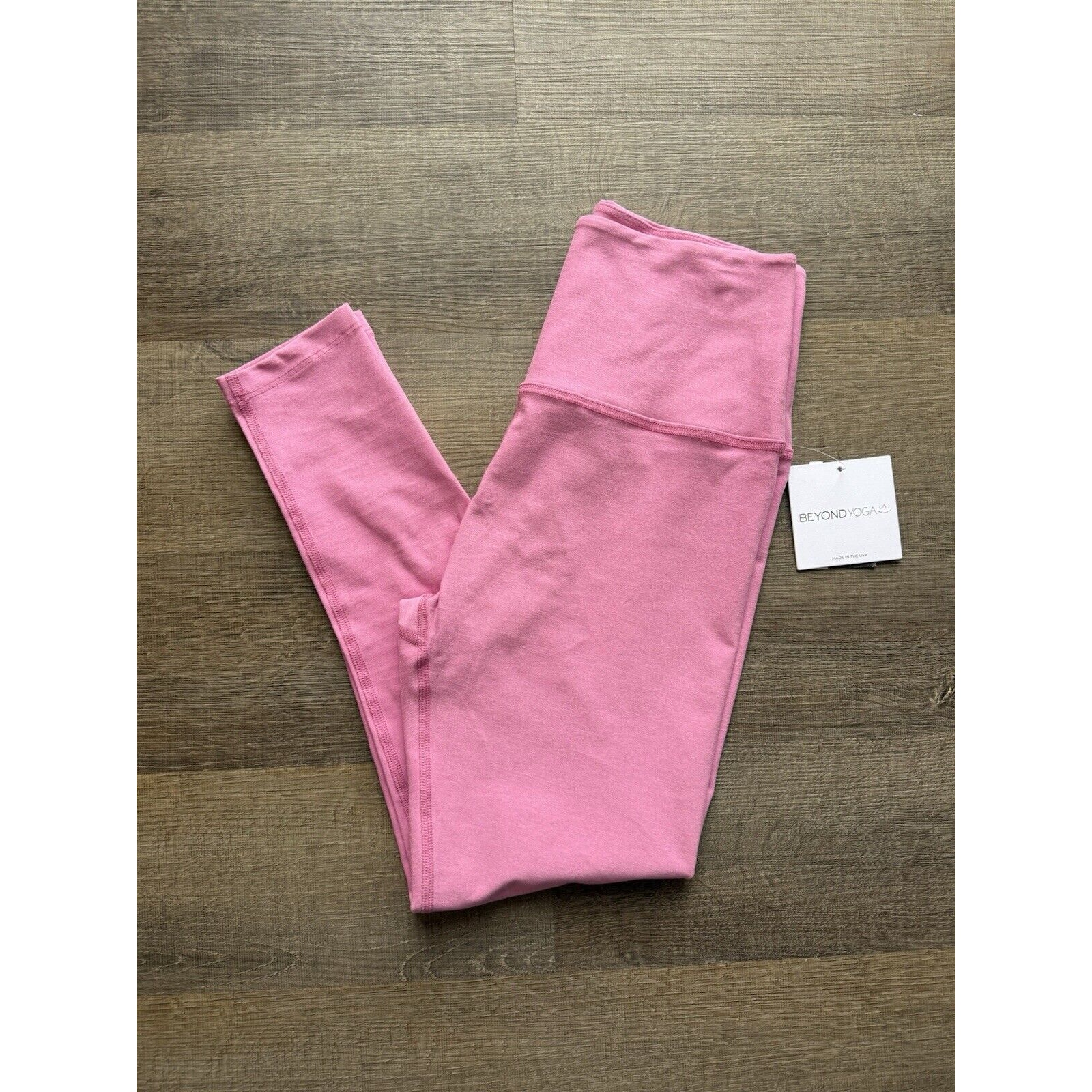 Spacedye Caught In The Midi High Waisted Legging Women Pink Size L NWT SD3243