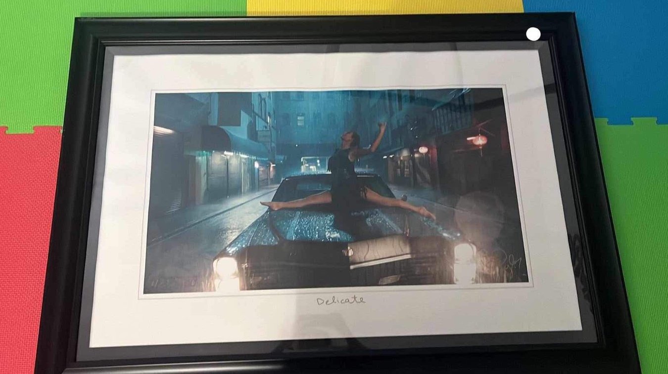 Taylor swift delicate lithograph