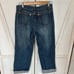 ✨J Crew button fly crop boyfriend blue jeans 4