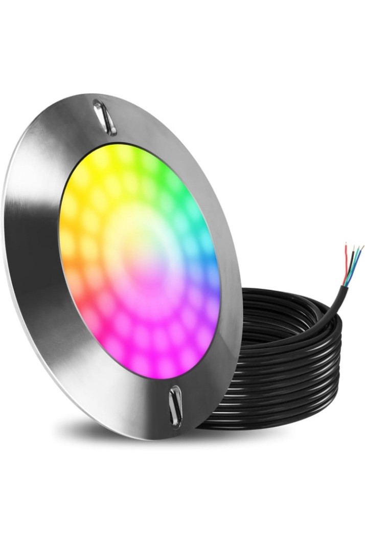 P5 6Inch Small LED Pool Light for Inground Pools 50ft Cord, 12V 60W 6000LM Ultra