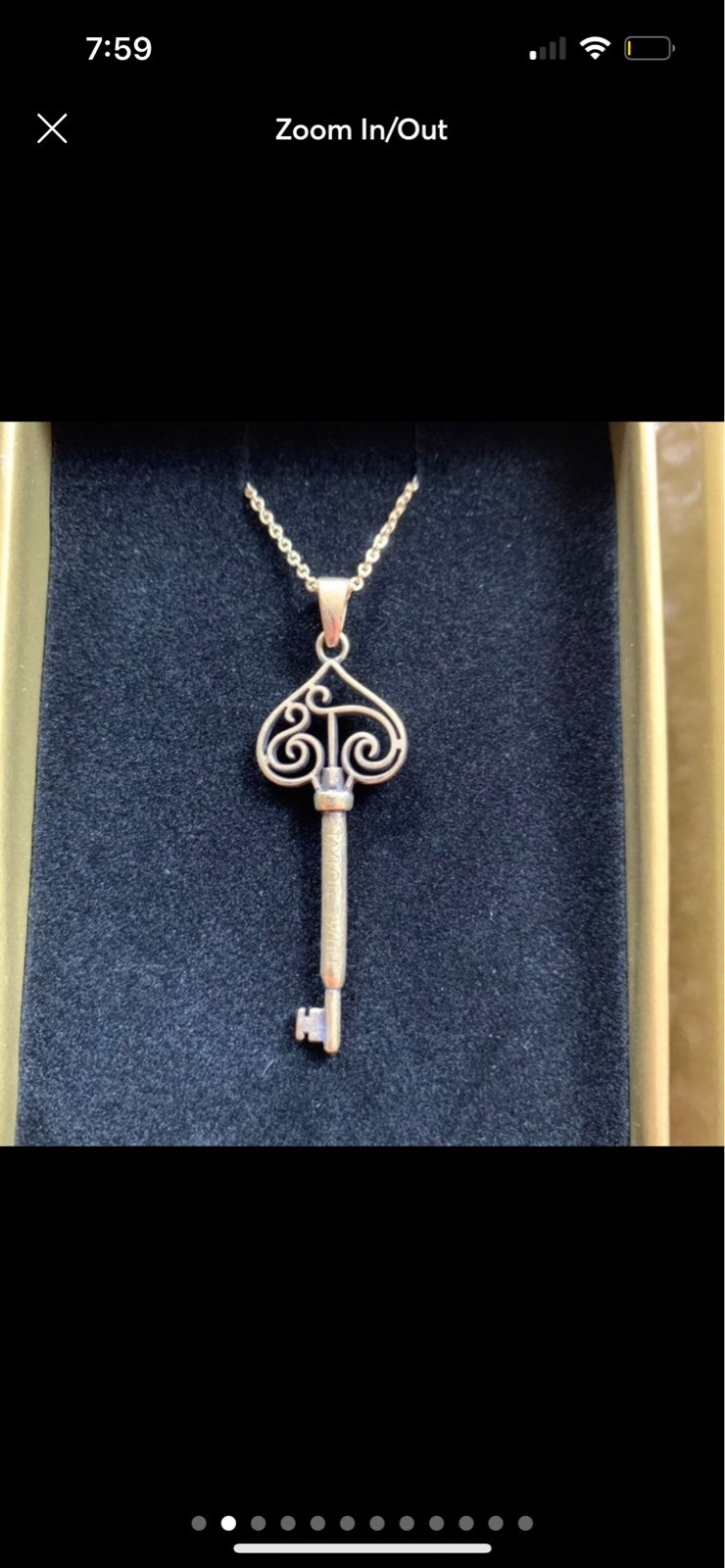 NEW Taylor Swift Fearless Vault Key Necklace