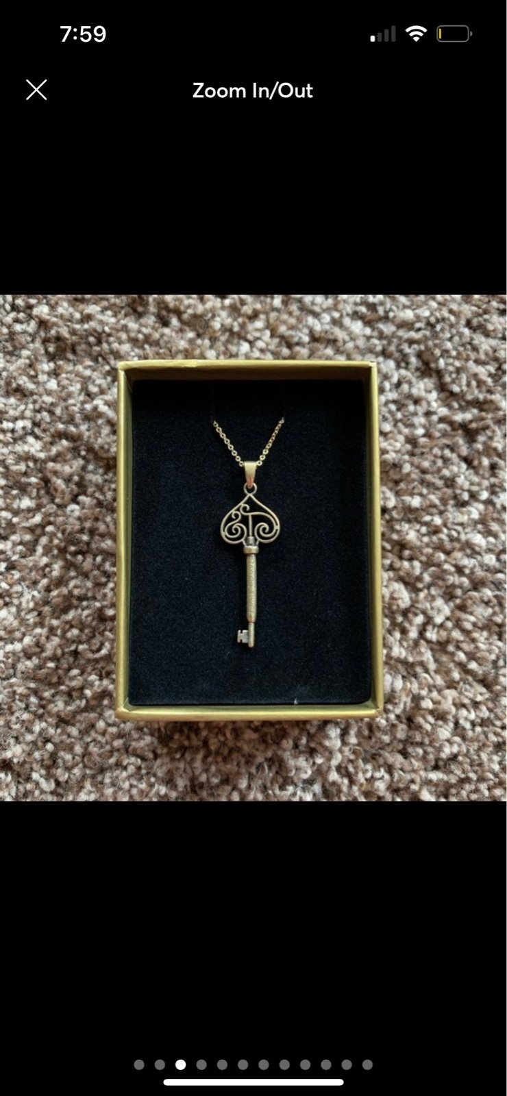 taylor swift “capture it remember it” vault key necklace