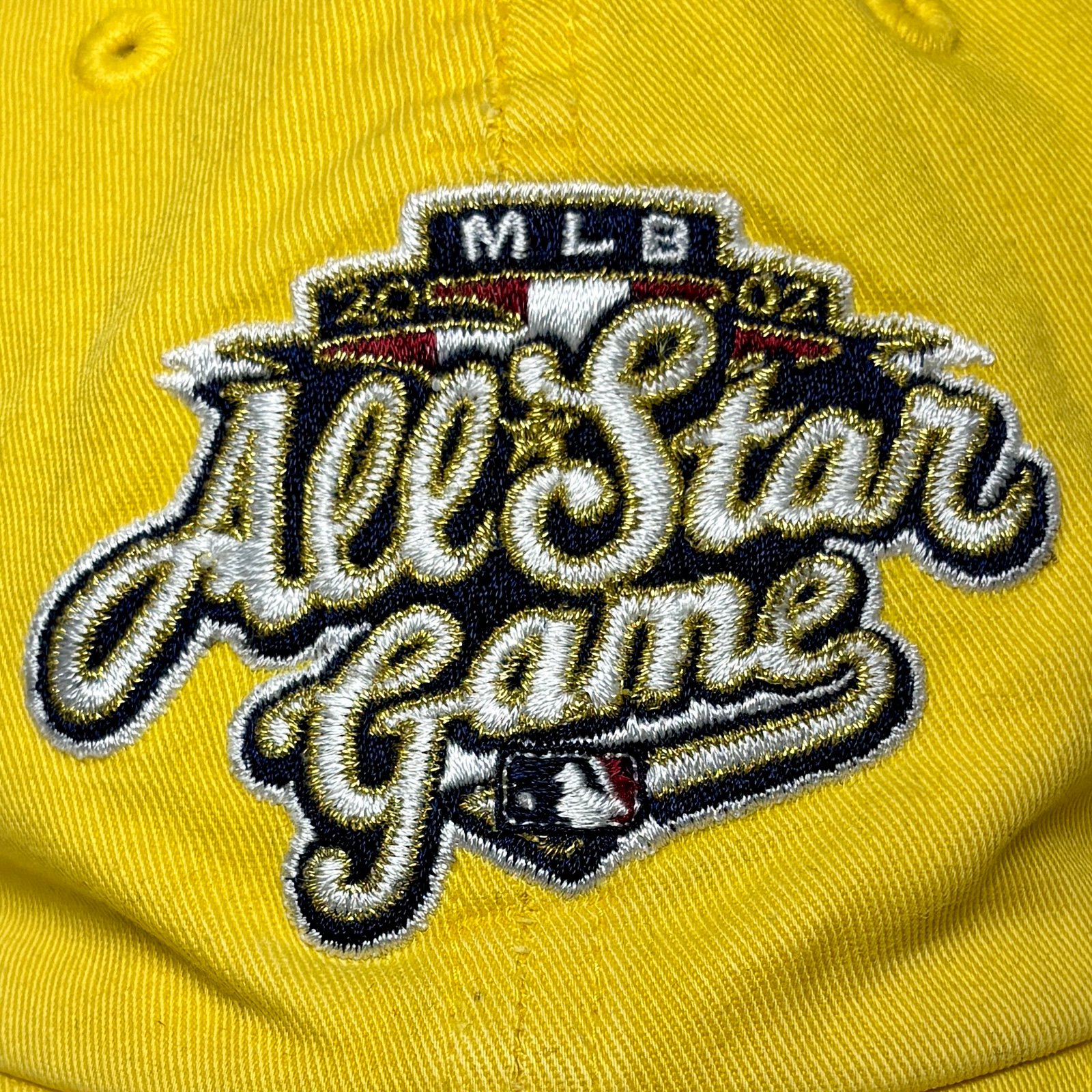 Vintage MLB All Star Game Hat Bundle 2002 2004 Milwaukee Yellow Houston Tan OSFA