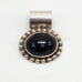 Vtg Southwest Onyx 925 Silver Pendant