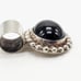 Vtg Southwest Onyx 925 Silver Pendant