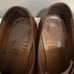 Mens Genuine Shiny Leather Oxford Strap Brown Shoes US 9.5 Lot Of 2