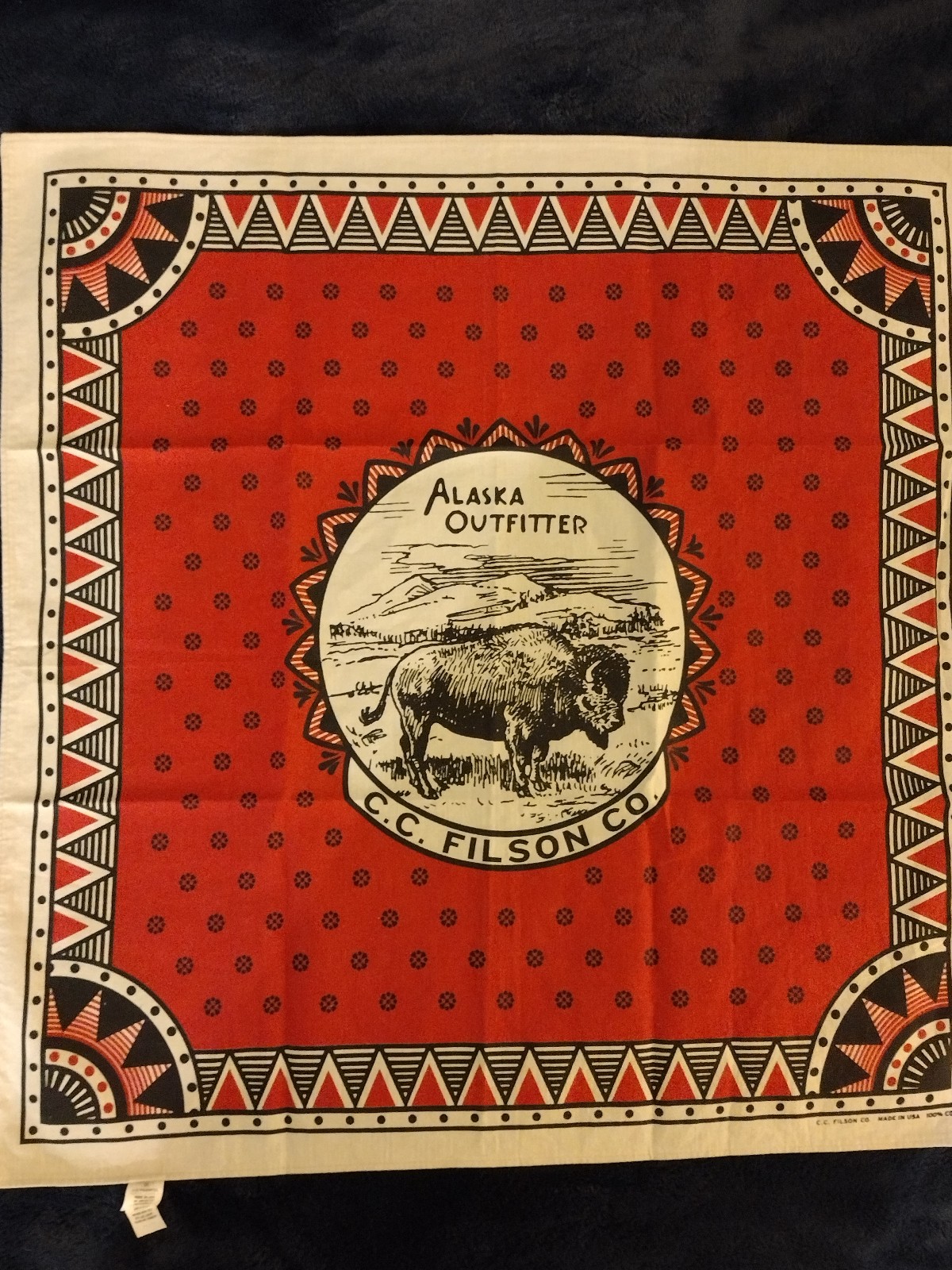 Filson Bison Bandanna