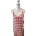 Fifteen Twenty Handkerchief Hem Maxi Sundress Dusty Pink Tie Dye Print M