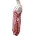 Fifteen Twenty Handkerchief Hem Maxi Sundress Dusty Pink Tie Dye Print M