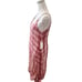 Fifteen Twenty Handkerchief Hem Maxi Sundress Dusty Pink Tie Dye Print M