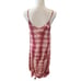 Fifteen Twenty Handkerchief Hem Maxi Sundress Dusty Pink Tie Dye Print M
