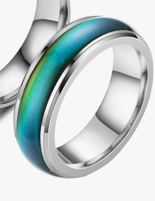 New Men and Womens Mood Ring Band Style Size 10