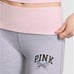 VS PINK GREY & PINK TULIP BUTTERFLY LOGO FLARE LEGGINGS NEW RELEASE! EXTRA SMALL