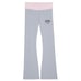 VS PINK GREY & PINK TULIP BUTTERFLY LOGO FLARE LEGGINGS NEW RELEASE! EXTRA SMALL