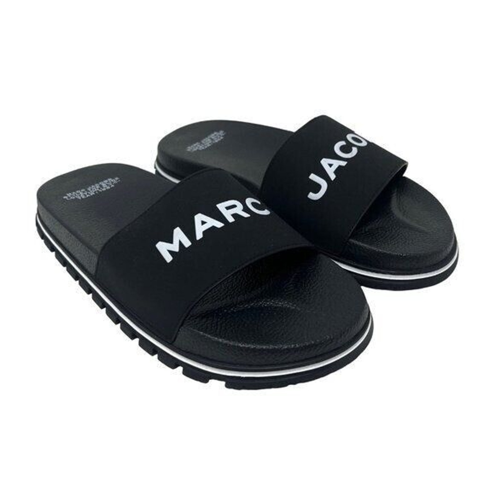Women's Marc Jacobs The Slides Black New With Box Size 6