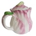Vintage Teapot The Bombay Company Pink Tulip Ceramic with Lid Taiwan 1992
