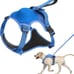 POOCH-LABS Blue Extra Large All-in-One Dog Harness