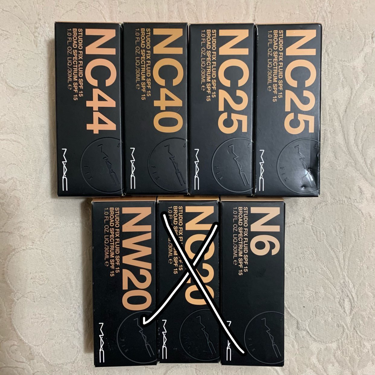 Mac studio FIX Fluid foundation