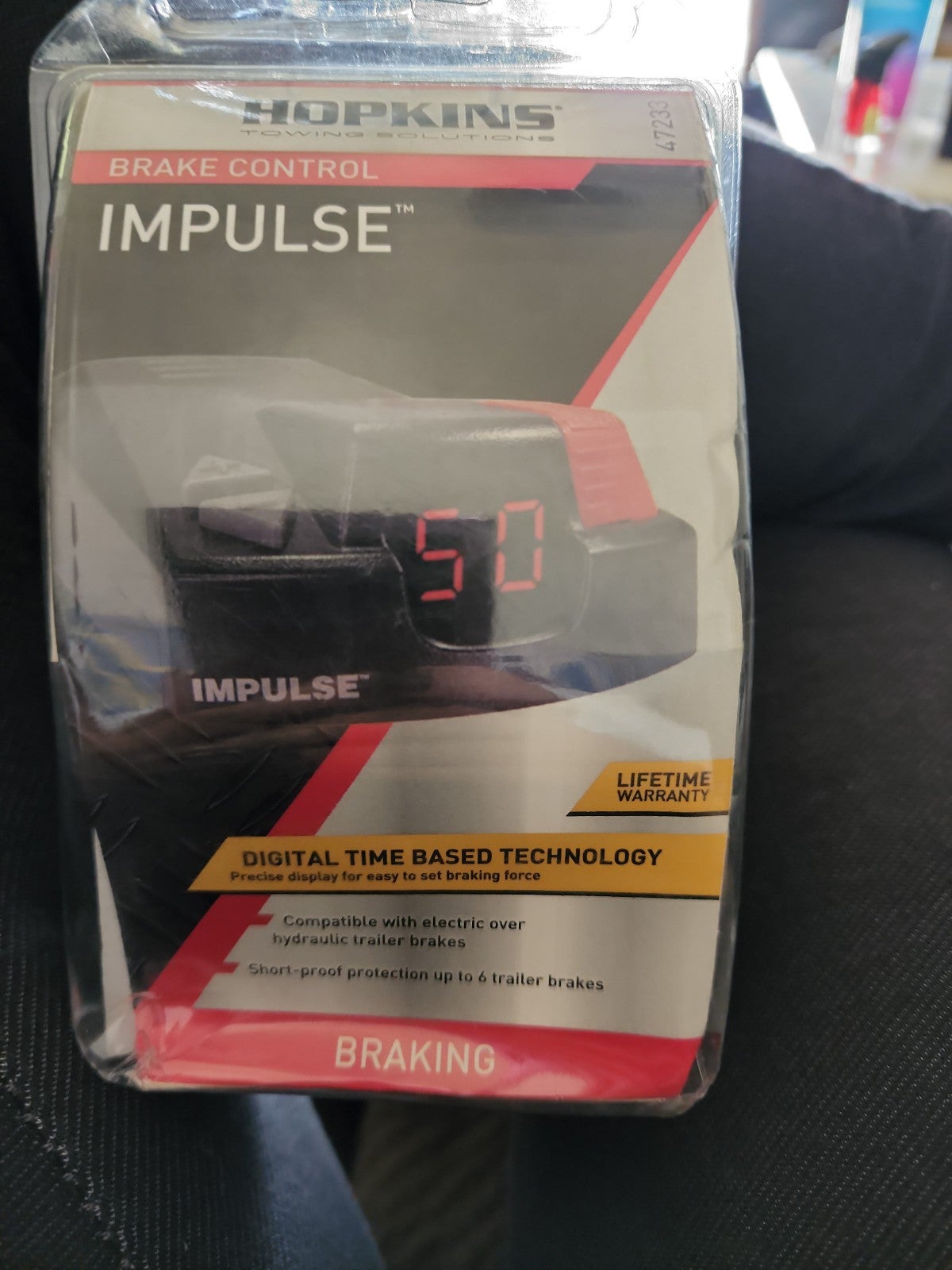 Brake control impulse unopened