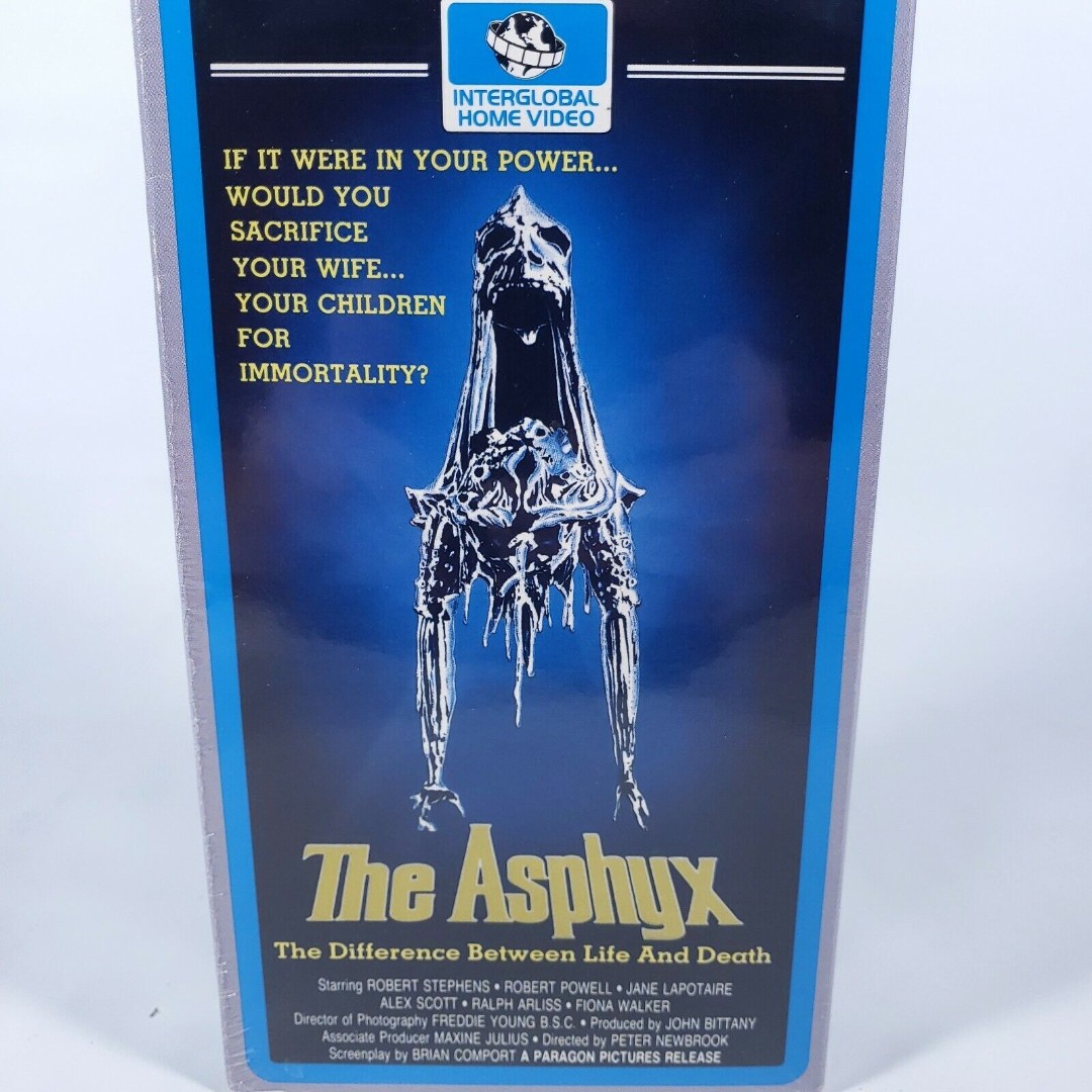 Rare New Sealed The Asphyx - 1987 Intergloblal Home Video VHS (1368) - Horror