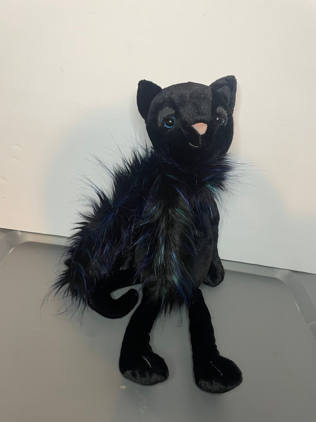 Jellycat Glamorama Black Cat Plush Retired