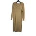 Free People FP Beach Sweater Midi Dress S Small Beige Tan NEW Hoodie