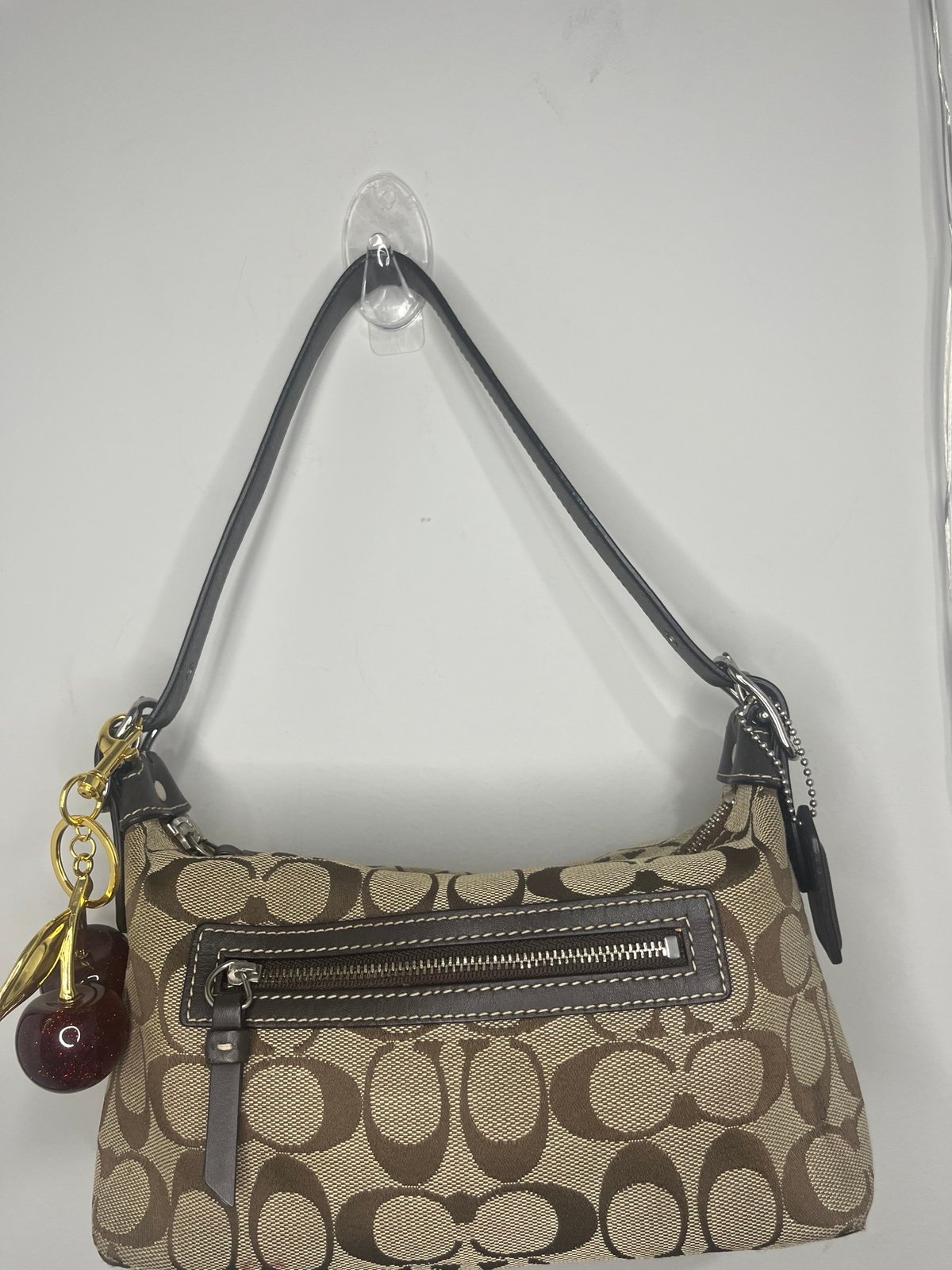 Vintage Coach Original Signature tan Demi Bag