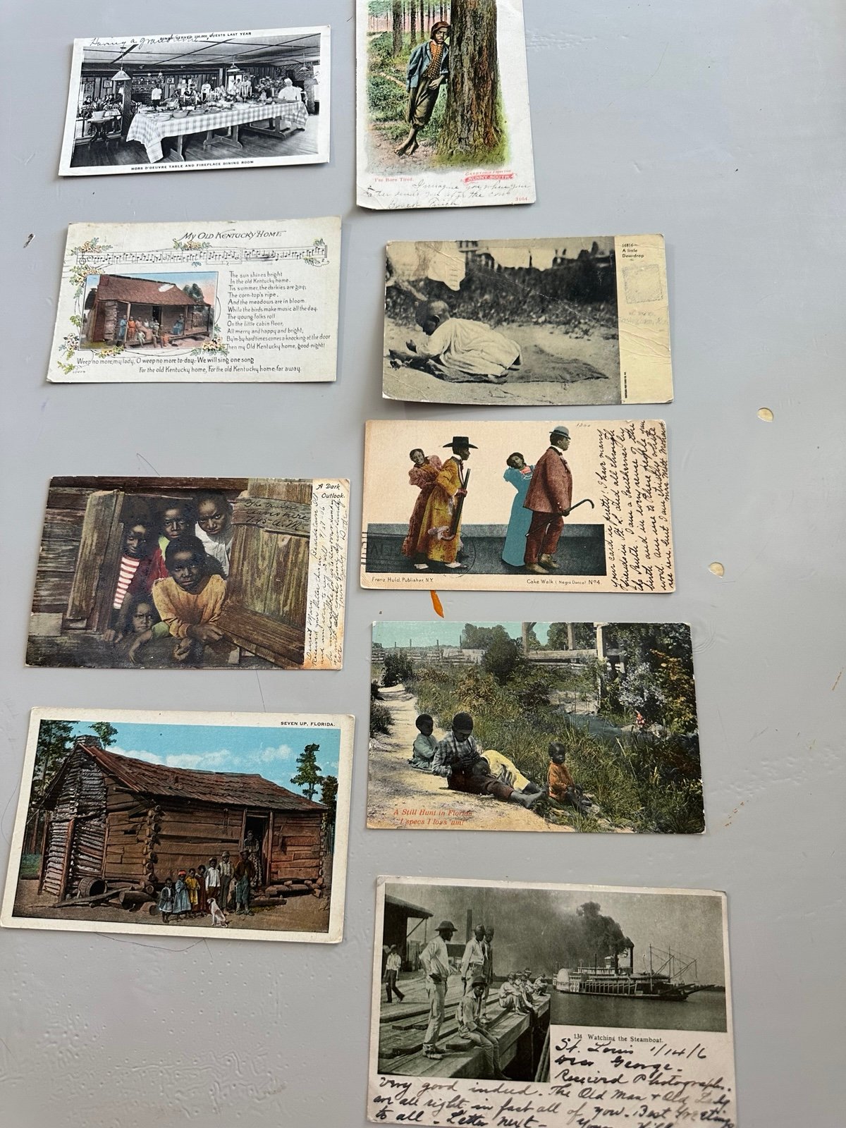Antique sunny south post cards