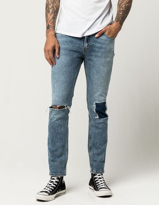 LEVI'S 511 Mens Slim Ripped Jeans