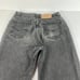 VTG 90s Levi's Jean Mens 30x32* 560 Loose Taper Black Denim Orange Tab Tag 32x34