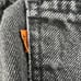 VTG 90s Levi's Jean Mens 30x32* 560 Loose Taper Black Denim Orange Tab Tag 32x34