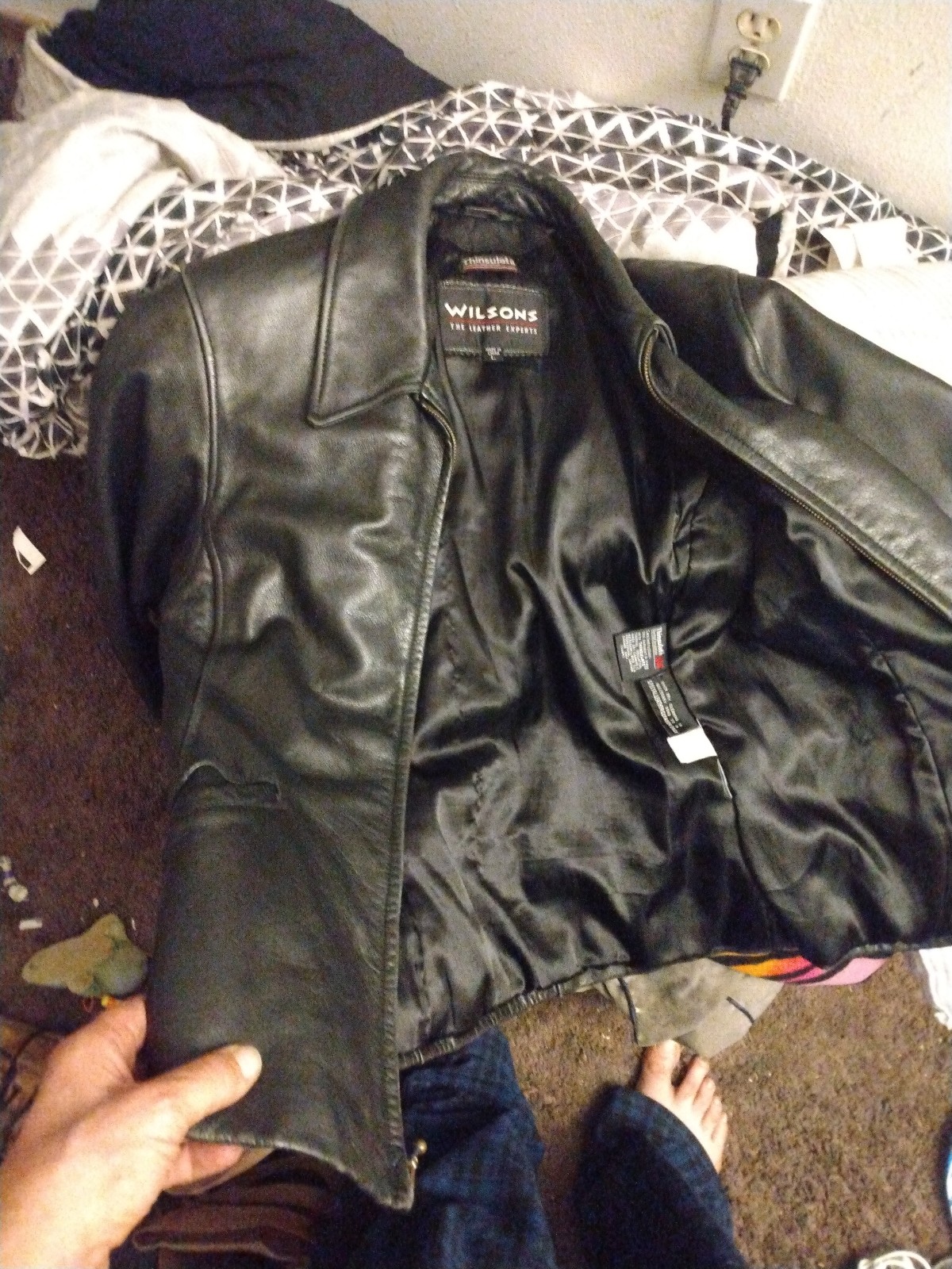 Wilsons Vintage bnown coat Thinsulate Lining
