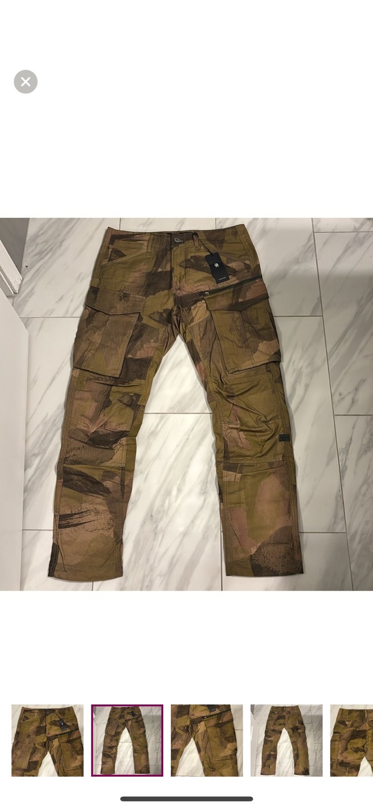 Men’s G-Star Raw Rovic Zip Regular Tapered Cargo Pants