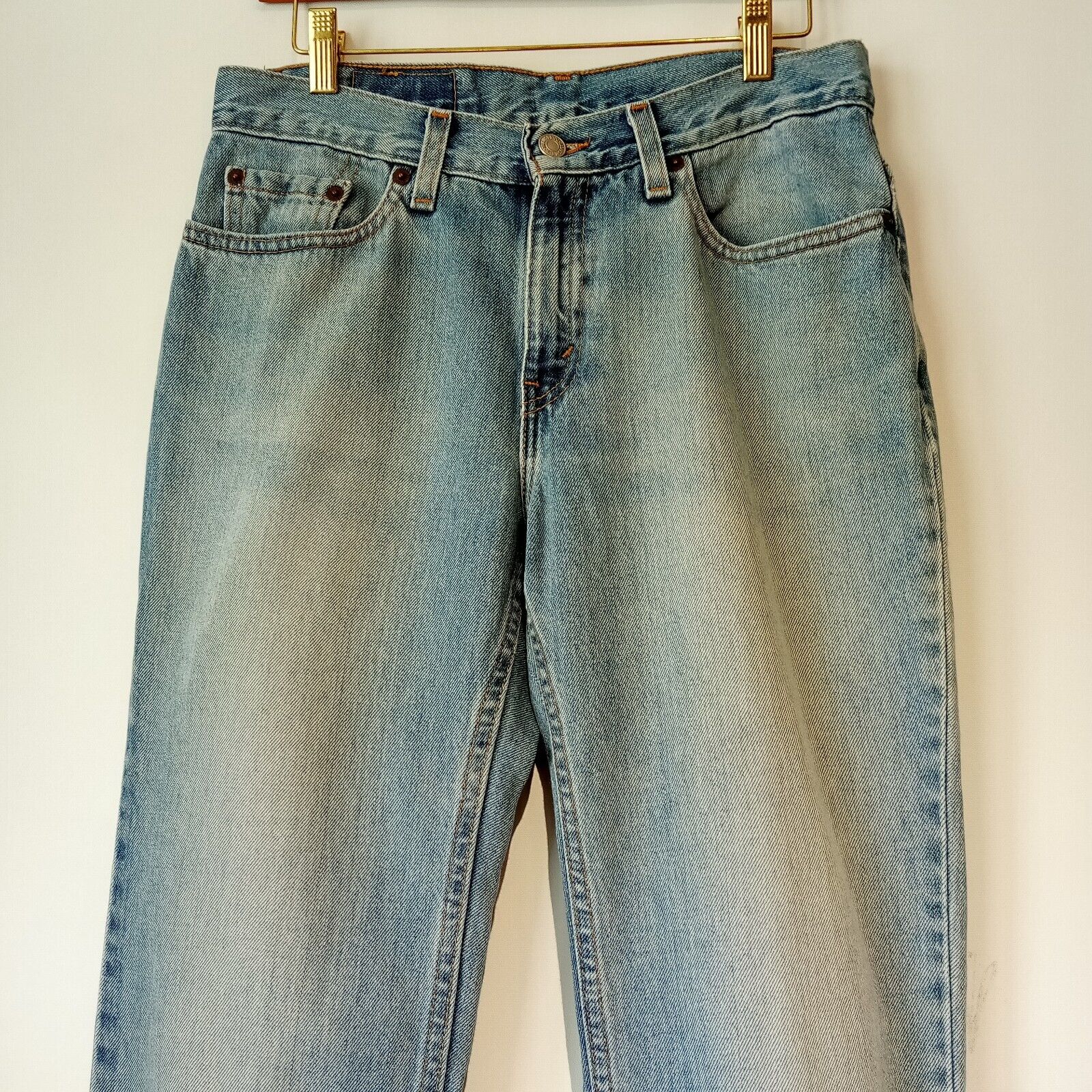 LEVI'S 510 Jeans sz 8 Vintage Lower Rise Slim Fit Naturally distressed Made USA