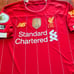 2019-2020 New Balance Liverpool LFC Premier League Winner Home Soccer Jersey